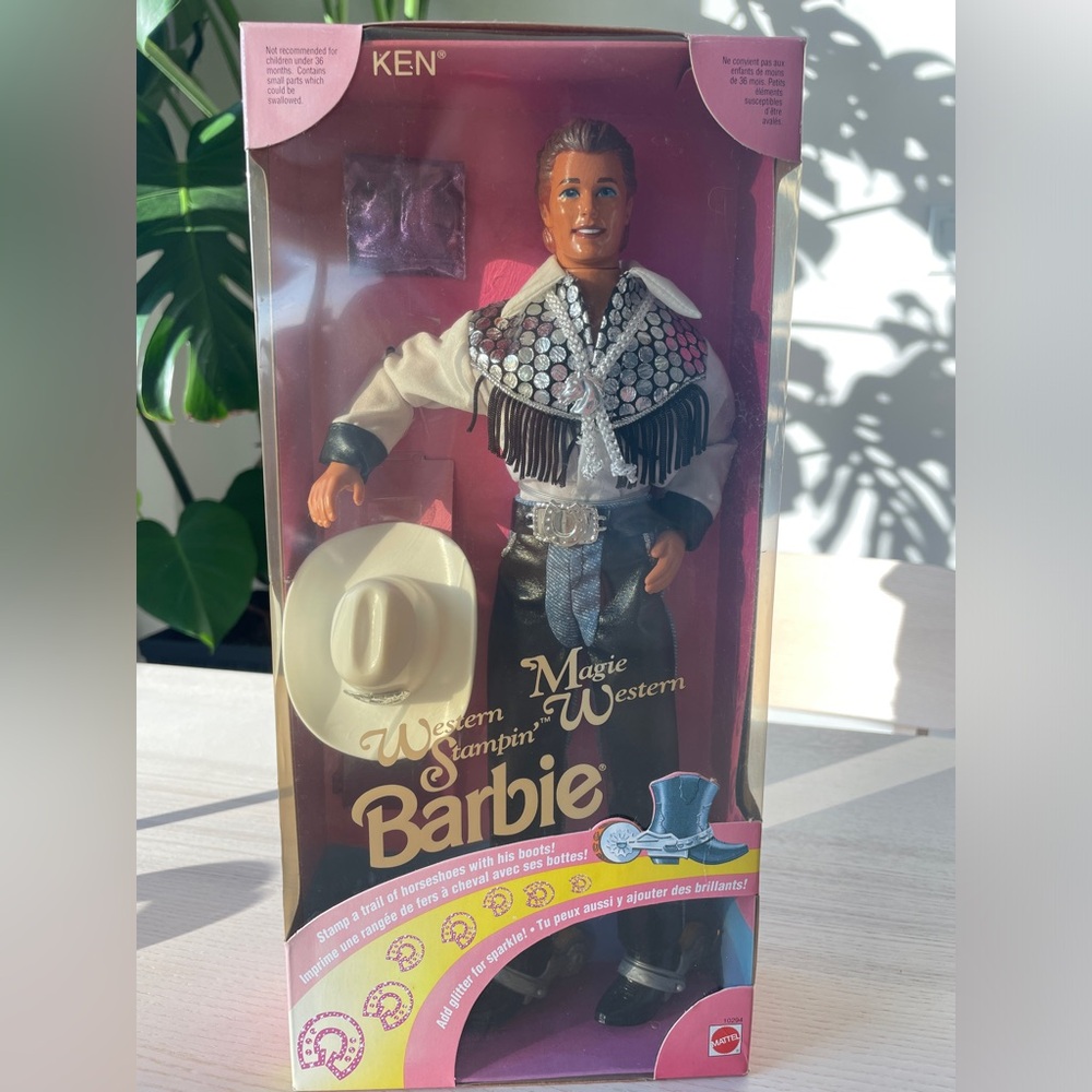 1993 Mattel Western Stampin' Ken doll